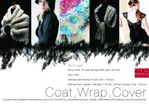 Coat, Wrap, Cover - poster, designed by Sandra Doerfel
